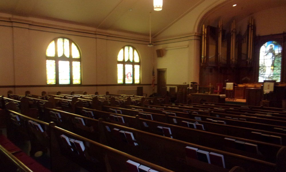 Sanctuary at First United Presbyterian Church in Granite City, IL
